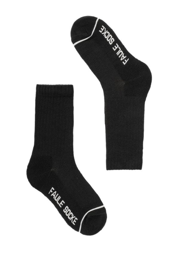 Socks FAULESOCKE Black von Recolution
