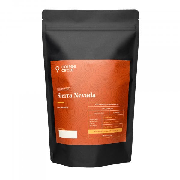 Sierra Nevada Kaffee 1kg gemahlen von Coffee Circle